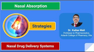 Nasal Drug Delivery Systems ll Strategies to Improve Nasal Absorption ll NDDS ll Part IV [upl. by Onairelav]