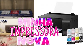 COMPREI UMA IMPRESSORA NOVA  A melhor impressora para trabalhar com personalizados  EPSON L3150 [upl. by Spurgeon]