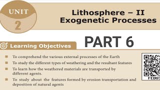 LITHOSPHERE  II EXOGENETIC PROCESSES PART 6 [upl. by Rhys763]