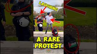 A Rare Funny Dance Protest 🪧😆 shorts [upl. by Arihaj681]