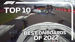 Top 10 Onboards Of The 2022 F1 Season [upl. by Temple]