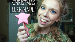 CHRISTMAS LUSH HAUL [upl. by Katt]