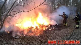 Brand i Campingvogn Grønnedalen i Vejle [upl. by Hbahsur]