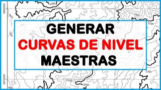 Generar curvas de nivel maestras o secundarias [upl. by Preuss]