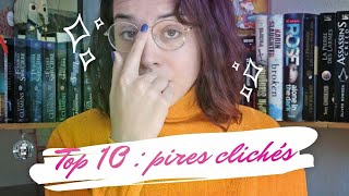 TOP 10  clichés qui ménervent booktube📚📖 [upl. by Neelasor]