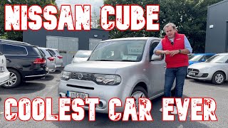 Nissan Cube  cool Japanese cars and how to change the touch screen to English [upl. by Aisnetroh]