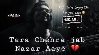 Tera Chehra Jab Nazar Aaye  Unplugged  Cover  Munna Islam [upl. by Aisad]