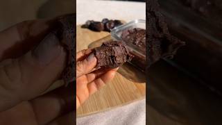 Healthy Fudge made with 3 ingredients full recipe in description [upl. by Alaaj]