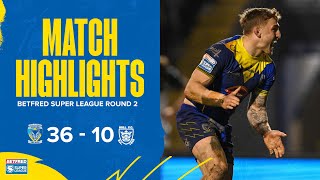 Highlights R2  Warrington Wolves v Hull FC [upl. by Linnette916]