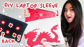 Crochet Laptop Sleeve ✦ Granny Square amp Tapestry ✦ Part 2 [upl. by Ellenrad]