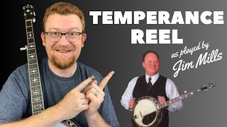 How to Play  Temperance Reel  Bluegrass Banjo [upl. by Aibat]