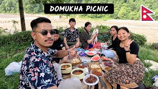 Domukha Picnic Ma Mitho Nepali Street Food Khayara Ramailo Gardai 😍 [upl. by Cuthbertson385]