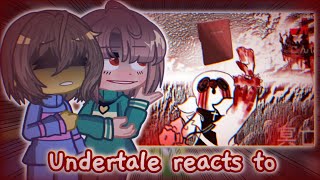 Undertale reacts to SpDusttale Necroptosis Regulated Cellular Death [upl. by Roee]