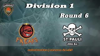 Atlasbasket  Div 1Round 6  FREAKS vs SAINT PAULI by Το Παραδοσιακό Αρτοπωλείο [upl. by Nagel]