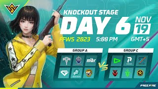 EN Knockout Stage  Day 6  FFWS 2023 [upl. by Ketchan]