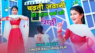 Dj Song  चढ़ती जवानी मेरे राजा बर्फ की सिल्ली  Chadti Jawani Mere Raja Barf Ki Silli Balli Bhalpur [upl. by Ereveneug]