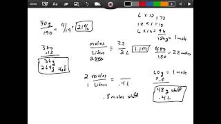 chemistry GW  concentration calculations answer key [upl. by Ettenyar]