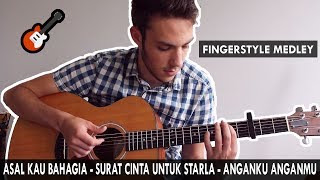 Asal Kau Bahagia  Surat Cinta Untuk Starla  Anganku Anganmu Fingerstyle Guitar Cover [upl. by Wynnie]