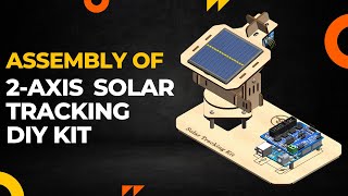 How To Assemble of 2 Axis Solar Tracking DIY Kit  STEAM  Arduino Project  Solar tracking device [upl. by Lodhia232]