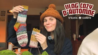 UNE JOURNÉE DANS MA VIE 🧶 Ce que je tricote amp visite de ma nouvelle maison tricot vlog [upl. by Dexter39]