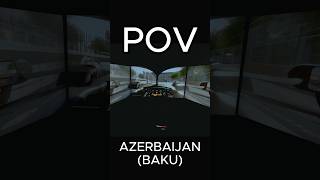 F1 Azerbaijan  POV simracing f1 gaming gamingvideos [upl. by Htrahddis]