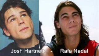 Tennis Lookalikes Rafa Novak Roger Marat etc [upl. by Sinnaiy]