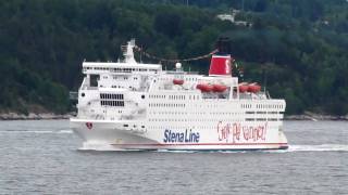 Ferry STENA SAGA inbound OSLO [upl. by Menis]