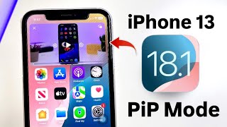 iOS 181  How to Enable Pip Mode for iPhone 13 Free [upl. by Yrdnal]