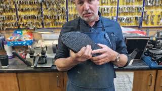 Barker Truro Shoe  Economical Cobbler Sole Repair Using Topy Rug Material [upl. by Meesaw]