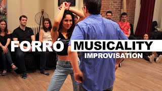 Forro dance demonstration Rafael Piccolotto amp Camila Alves  Musicality workshop phrasing amp form [upl. by Nahtnahoj]