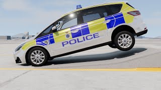 BeamNG Drive  Police 2019 Ford S MAX Suspension Testing [upl. by Brindell154]