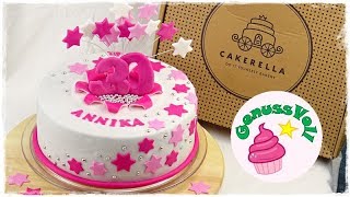 EXPLOSIONSTORTE  Fondanttorte mit Cakerella  Geburtstagstorte [upl. by Zarger]