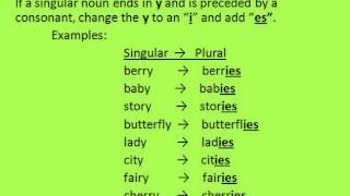 5th Grade Singular and Plural Nouns [upl. by Calvinna358]