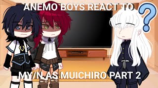 Anemo boys react to myn as muichiro [upl. by Giglio]