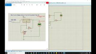 LM317T 12Volts Variable DC Power Supply Simulation in Proteus  LM317T Voltage Regulator [upl. by Ardnosak730]