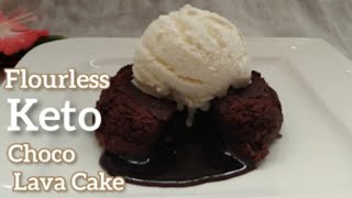 Keto Recipe  How To Make PERFECT FLOURLESS Keto Choco Lava Cake Choco Lava Cake Recipe [upl. by Matthus116]