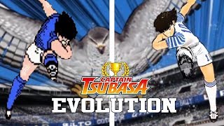 CAPTAIN TSUBASA GAMES  EVOLUTION 19882017  EVOLUCIÓN HD [upl. by Enyak]