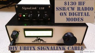 uBITX 130 HFSSB radio part 5 build a SignaLink USB cable [upl. by Adnawed2]