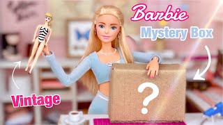 Opening a Huge Vintage Barbie Doll Mystery Box [upl. by Nnaynaffit]