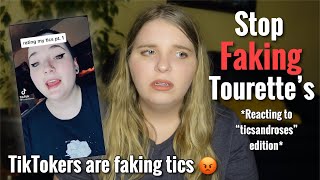 Girl with Real Tourettes Reacts to Tiktoker Faking Tourettes  TicsandRoses Edition [upl. by Erv]