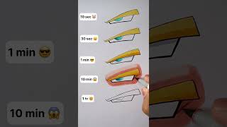 How to Draw Majin Vegeta Eye in 10sec 1min 1hr shorts [upl. by Ical]