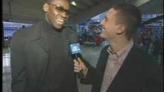 Terrell Owens and Michael Irvin Kiss ESPN Correspondent [upl. by Nilo208]