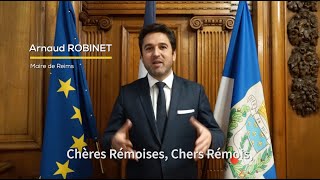 Voeux 2022 dArnaud Robinet Maire de Reims [upl. by Ahtaga779]