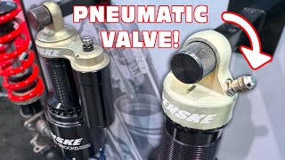 Penske Racing Shocks Pneumatically Adjustable Drag Shocks  SEMA 2024 [upl. by Asiluy709]