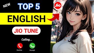 Top 5 Trending English Jio tune 2024  Top English Song Caller Tune  Best English HelloTune Airtel [upl. by Buchalter]