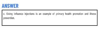 A nurse has volunteered to give influenza immunizations at a local clinic [upl. by Eillas]