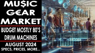 MUSIC GEAR MARKET MOSTLY EIGHTIES DRUM MACHINES [upl. by Wollis796]