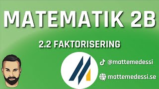 22 Faktorisering Ma2b 20242025 [upl. by Beckett]