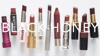 Clinique Black Honey  Testing Dupes and Similar Sheer Lipstick Shades  AD [upl. by Namaj]