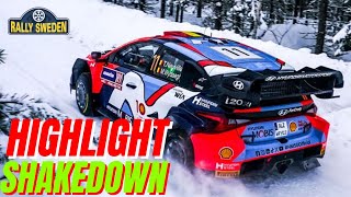 SHAKEDOWN RALLY SWEDEN 2024  WORLD RALLY CHAMPIONS [upl. by Assiralc]